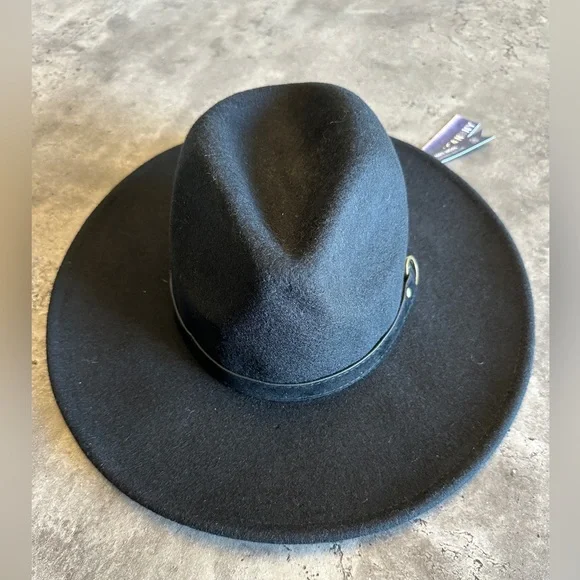 ARTISAN NY 100% Wool Rancher’s Hat Black Soft Brim Adjustable Size Artisan Ny | Accessories | Artisan Ny Black Wool Hat Nwt  main image 2